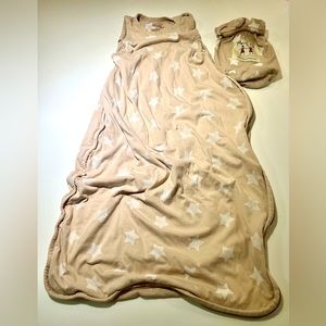 Merino Kids Starry Nights Organic Merino Wool Sleep Bag for Toddlers 2-4 Years